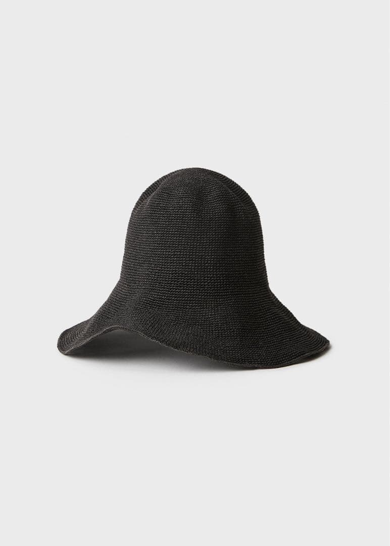 ☆Sale新品 TOTEME Paper straw hat BLACK