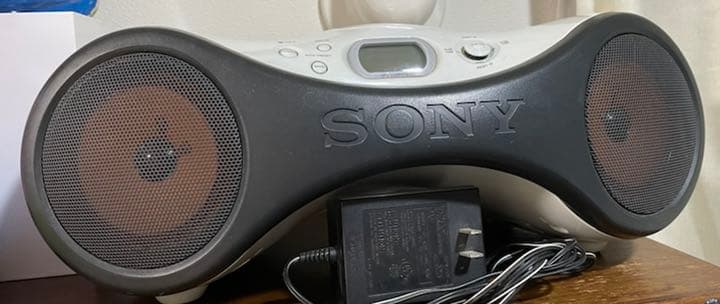 SONY CDラジカセ　アメリカで購入