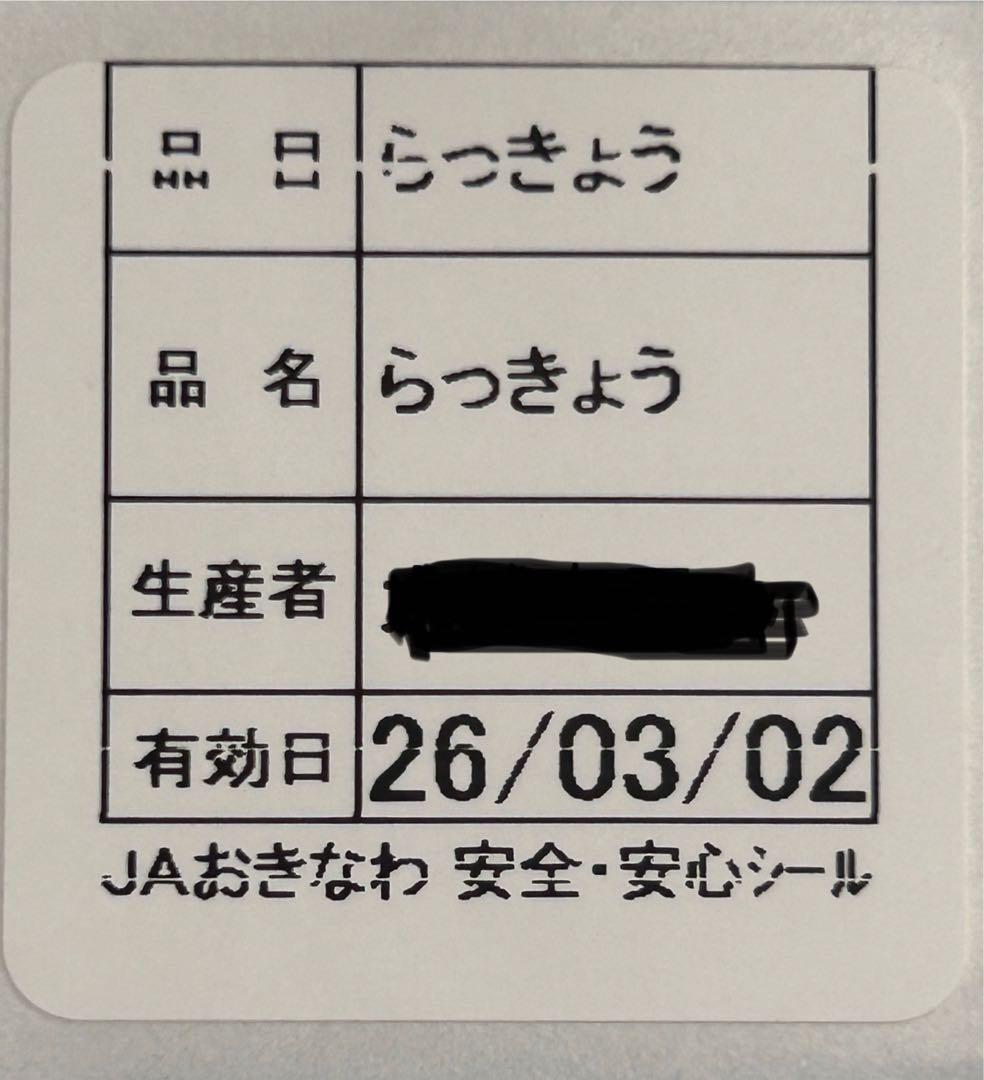 【喜助】沖縄 伊江島特産 島らっきょう 5kg