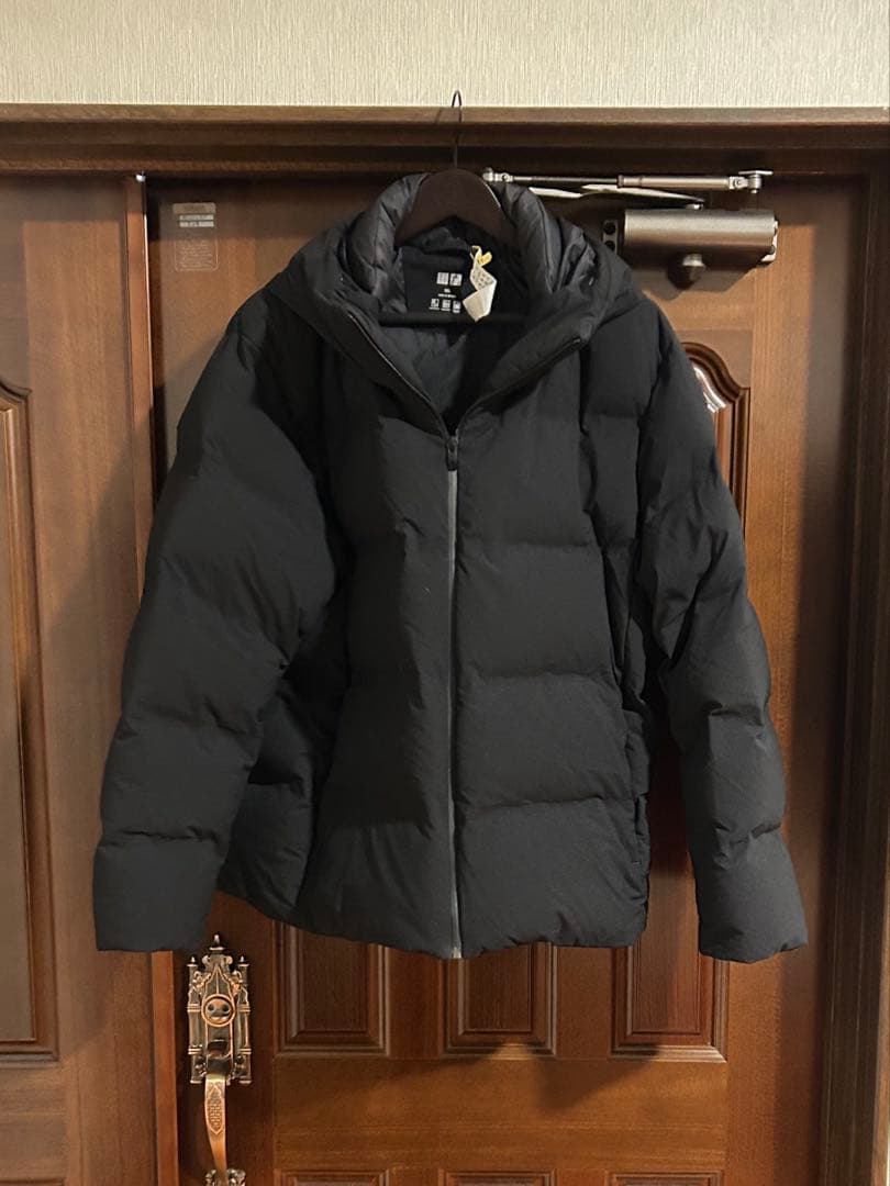 【2XLサイズ‼️】UNIQLO シームレスダウンパーカ ブラック 黒色 ユニクロ