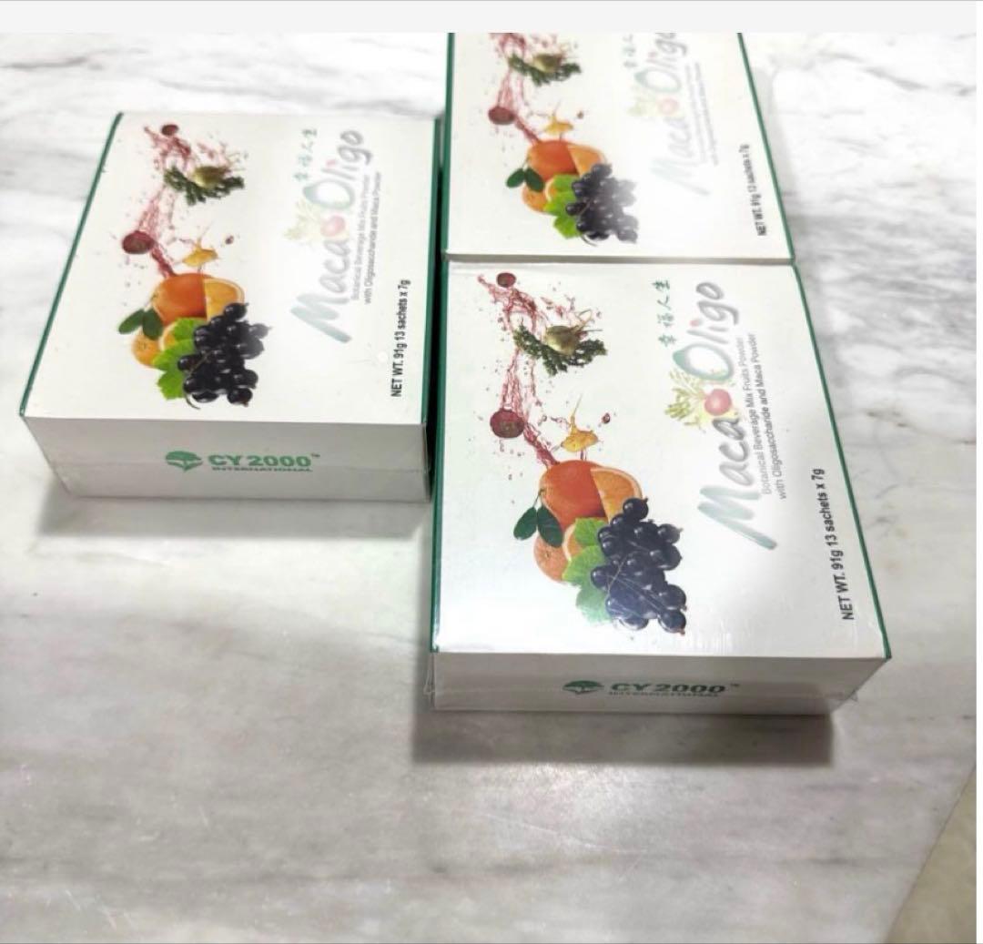 【賞味期限2027.11／新品未開封】マカ幸福人生オリゴ2箱 匿名配送