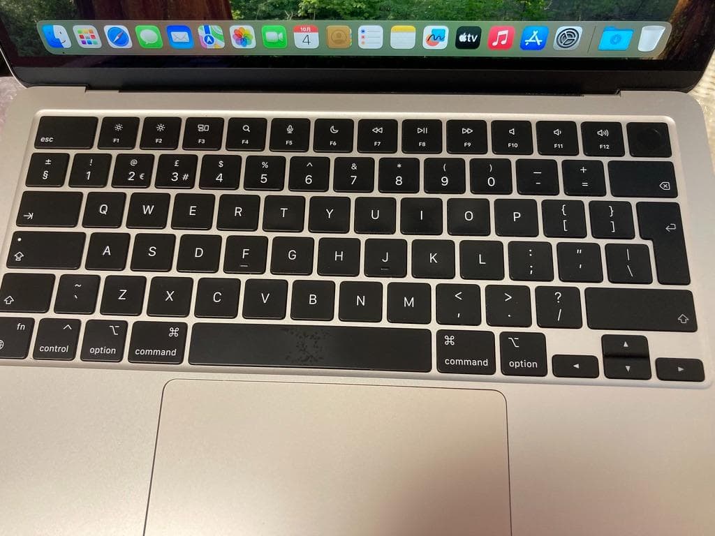 希少【UKキーボード】MacBook Air (M2, 2022)／スターライト