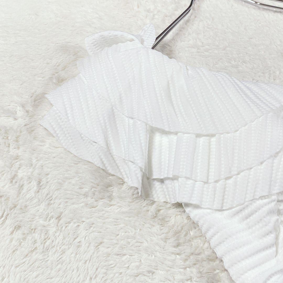 新品【フレイアイディー】スイムウェア ショルダーフリルビキニ (Ｆ) 2way