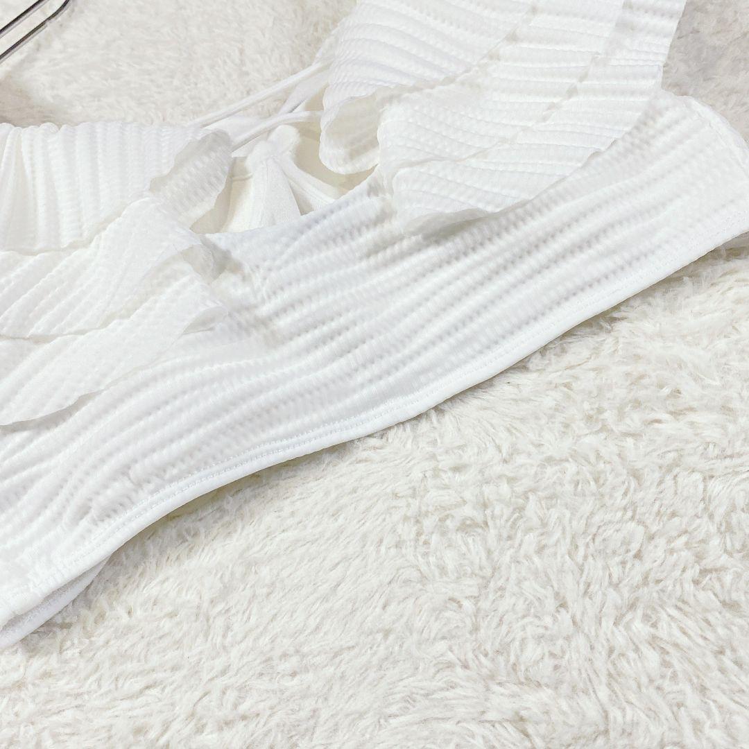 新品【フレイアイディー】スイムウェア ショルダーフリルビキニ (Ｆ) 2way