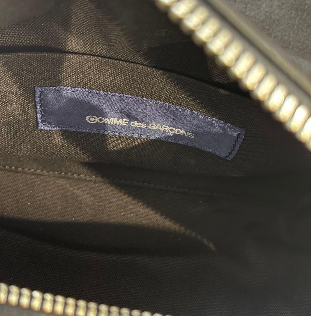 コムデギャルソン　青山バッグ　ワンハンドル　ハンドバッグ　レザー　ブラック