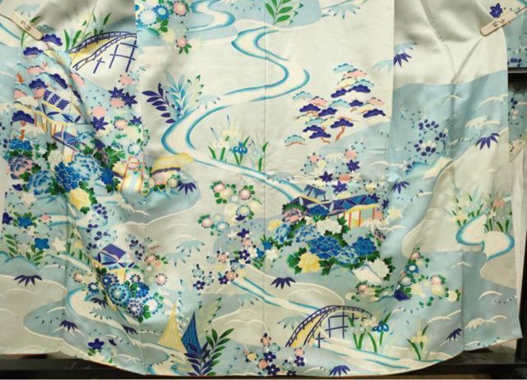 振袖 正絹振袖　卒業式着物　袴　成人式振袖13参り　十三詣り　アンティーク振袖