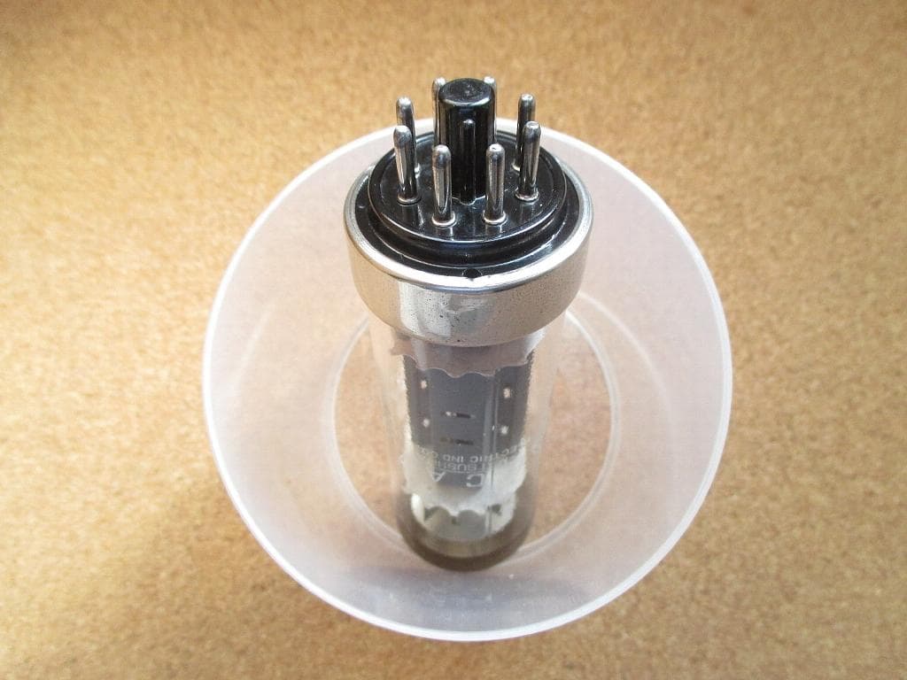 ナショナル　真空管 6CA7 HIFI 金属ベース