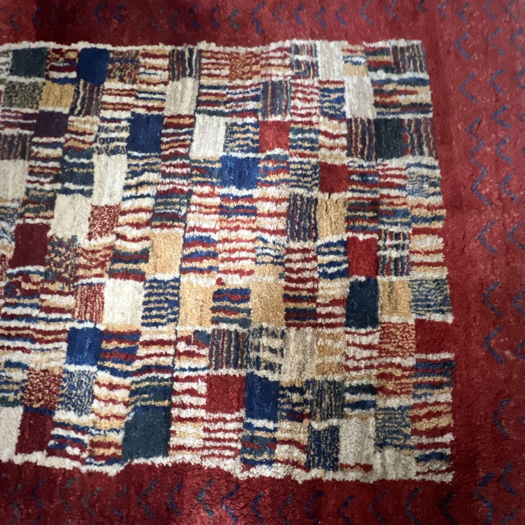 [絨毯]18:ZOLLANVARIゾランヴァリ ギャッベ 135×183cm 赤