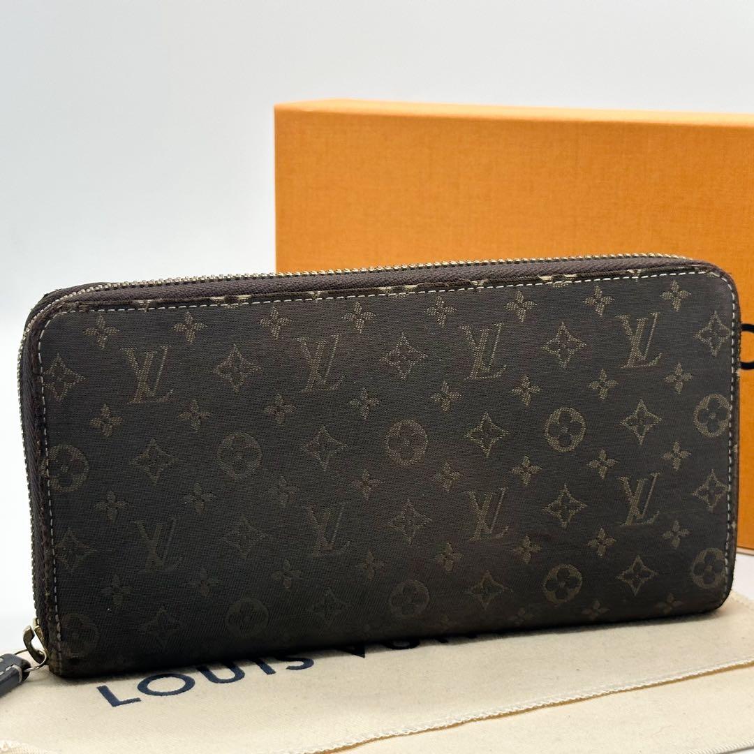 ルイヴィトン ジッピーウォレット ミニラン ジャガード キャンバス モノグラム