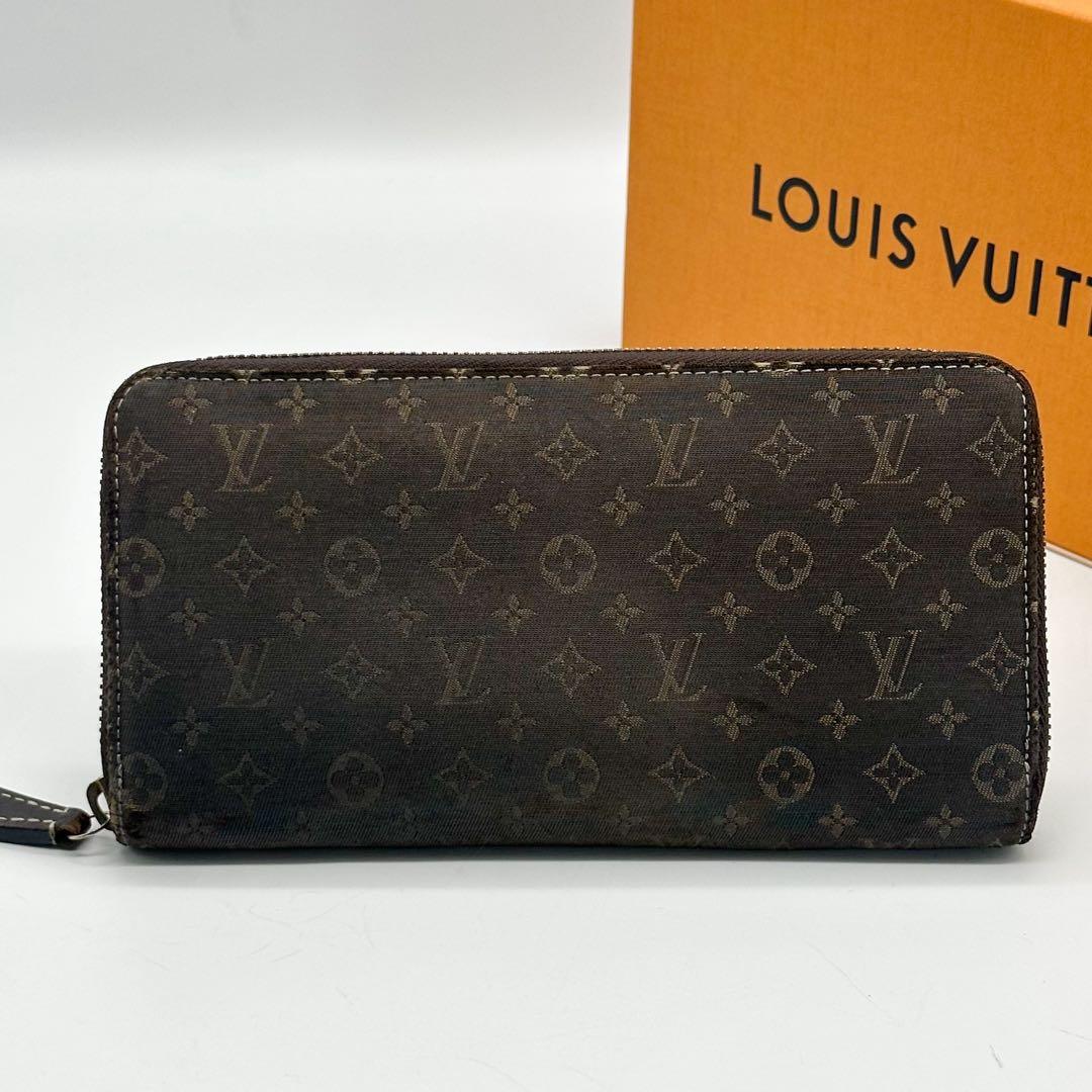 ルイヴィトン ジッピーウォレット ミニラン ジャガード キャンバス モノグラム