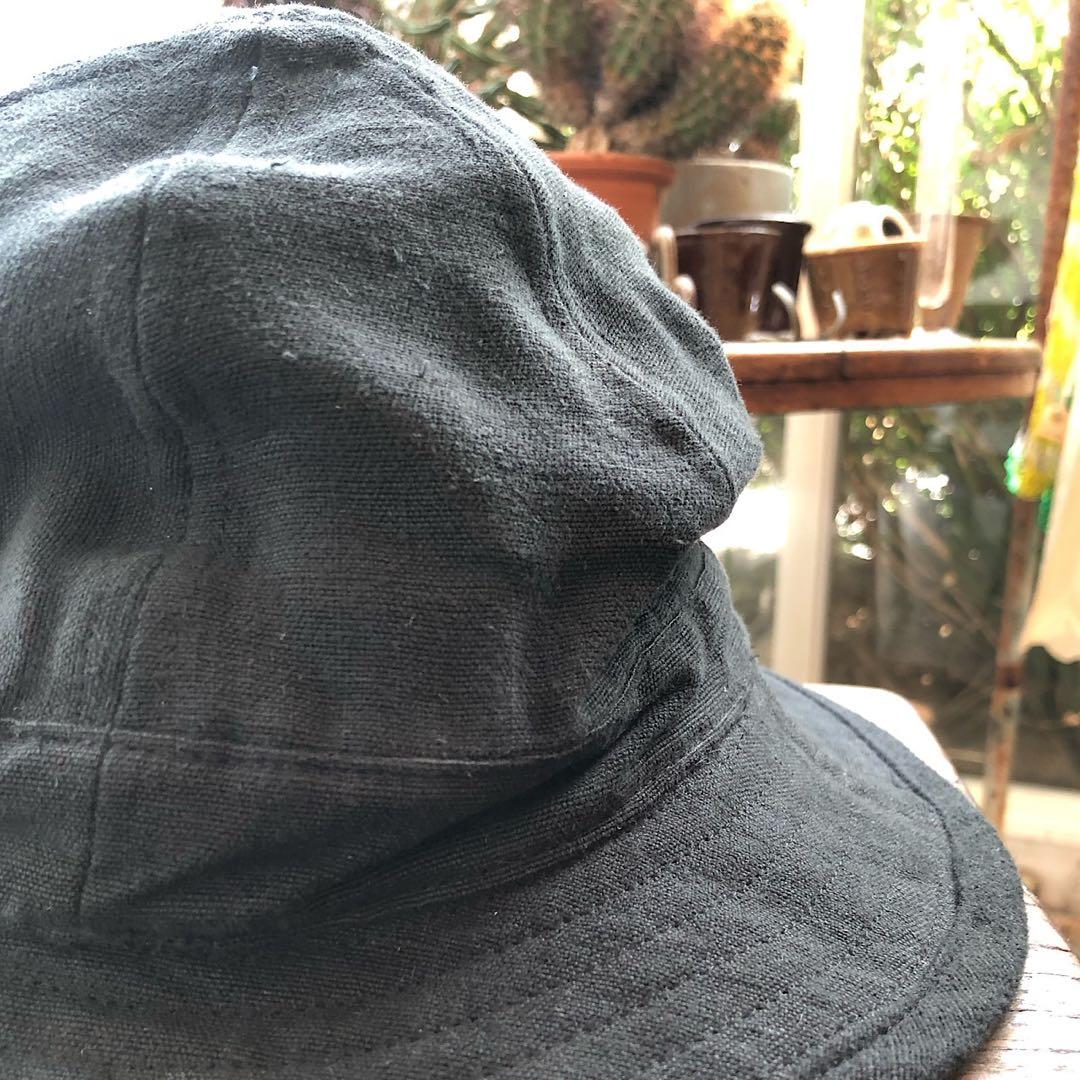 極美品　JANTIQUES 内田商店　オリジナル　リネンハット　黒