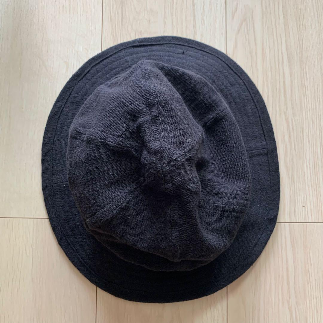 極美品　JANTIQUES 内田商店　オリジナル　リネンハット　黒