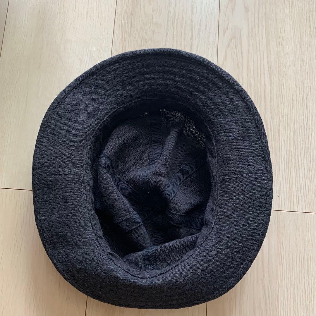 極美品　JANTIQUES 内田商店　オリジナル　リネンハット　黒