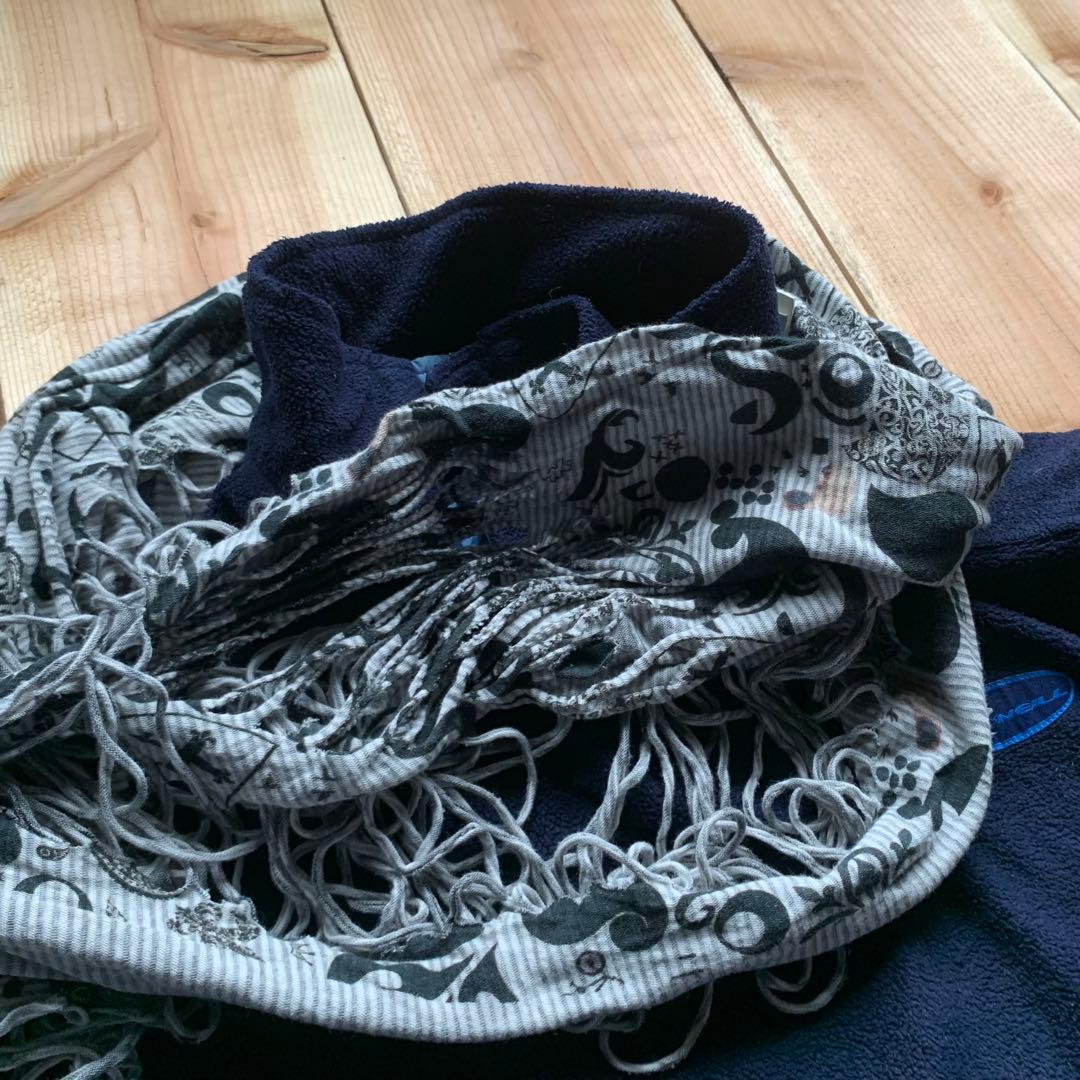 NOZOMI ISHIGURO ノゾミイシグロ　大判ストール　ダメージ加工