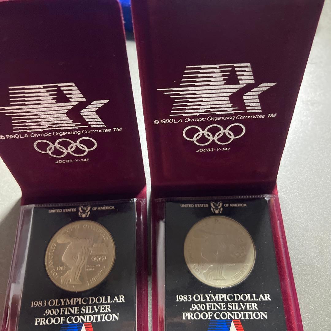 1983 Olympic Dollar 2枚セット