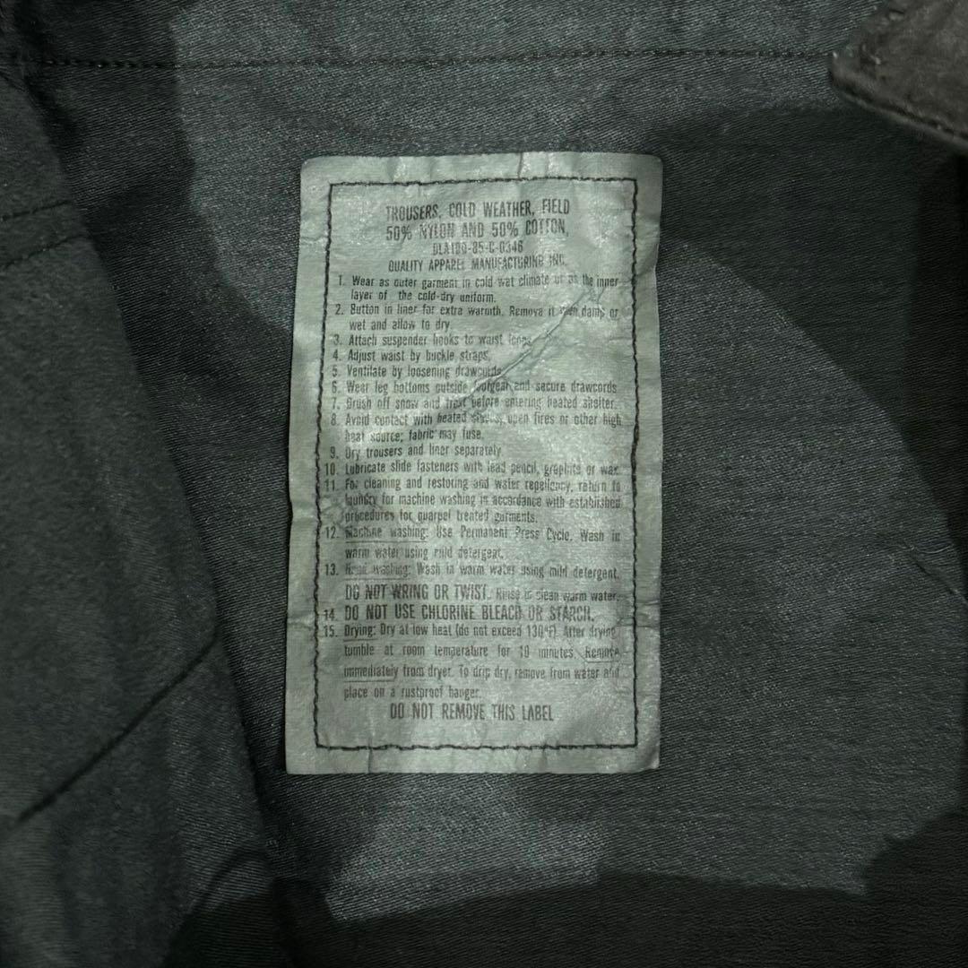 ☆最終値下げ☆ M-65フィールドカーゴパンツ ウッドランド迷彩 BLACK染め