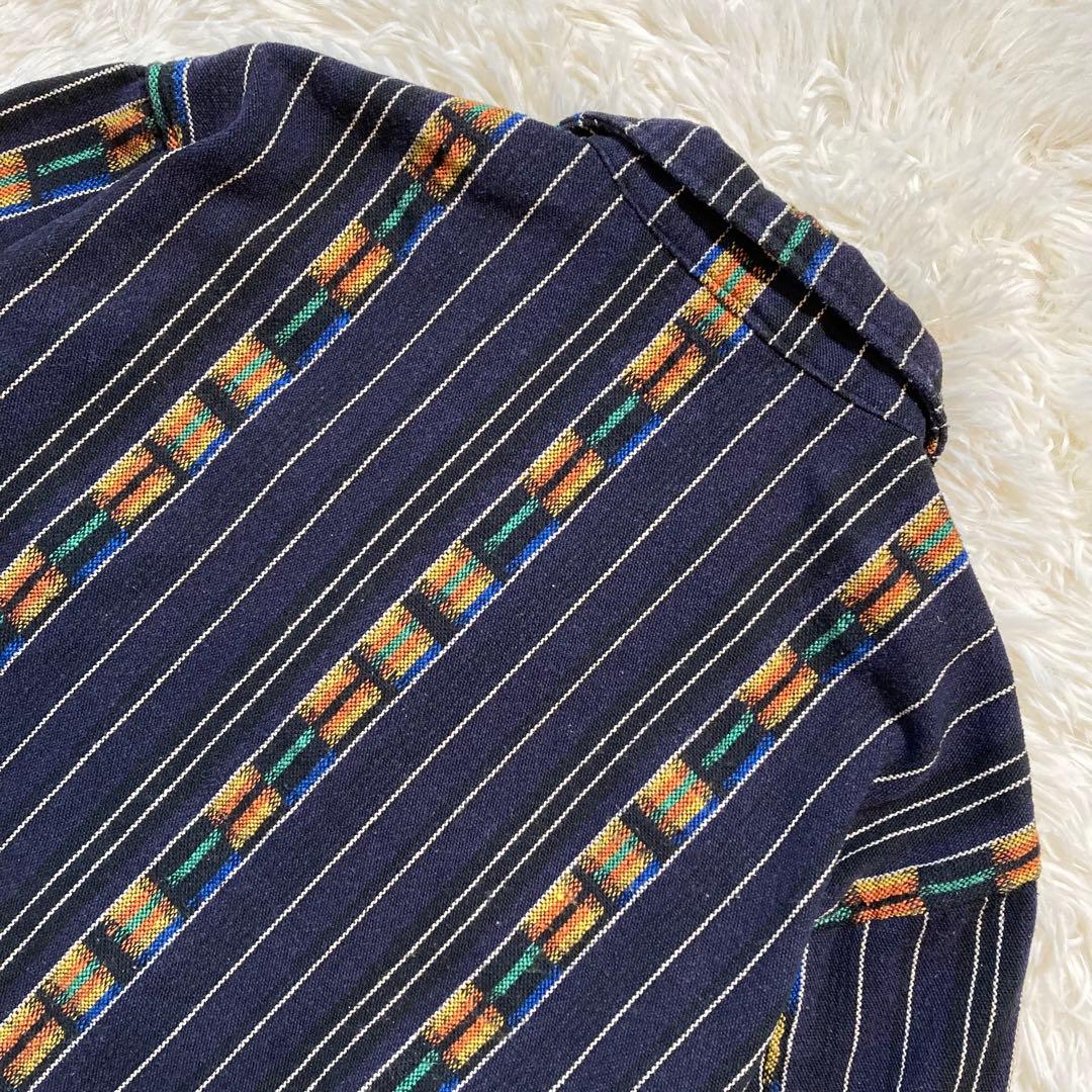 極美品 テンダーロイン グアテマラ T-GTM JKT ネイビー ネイティブ M