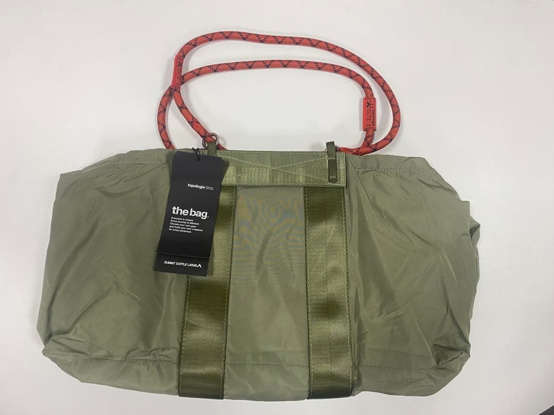 Topologie トポロジー ボストンバッグ 大容量トートバッグ　カーキ