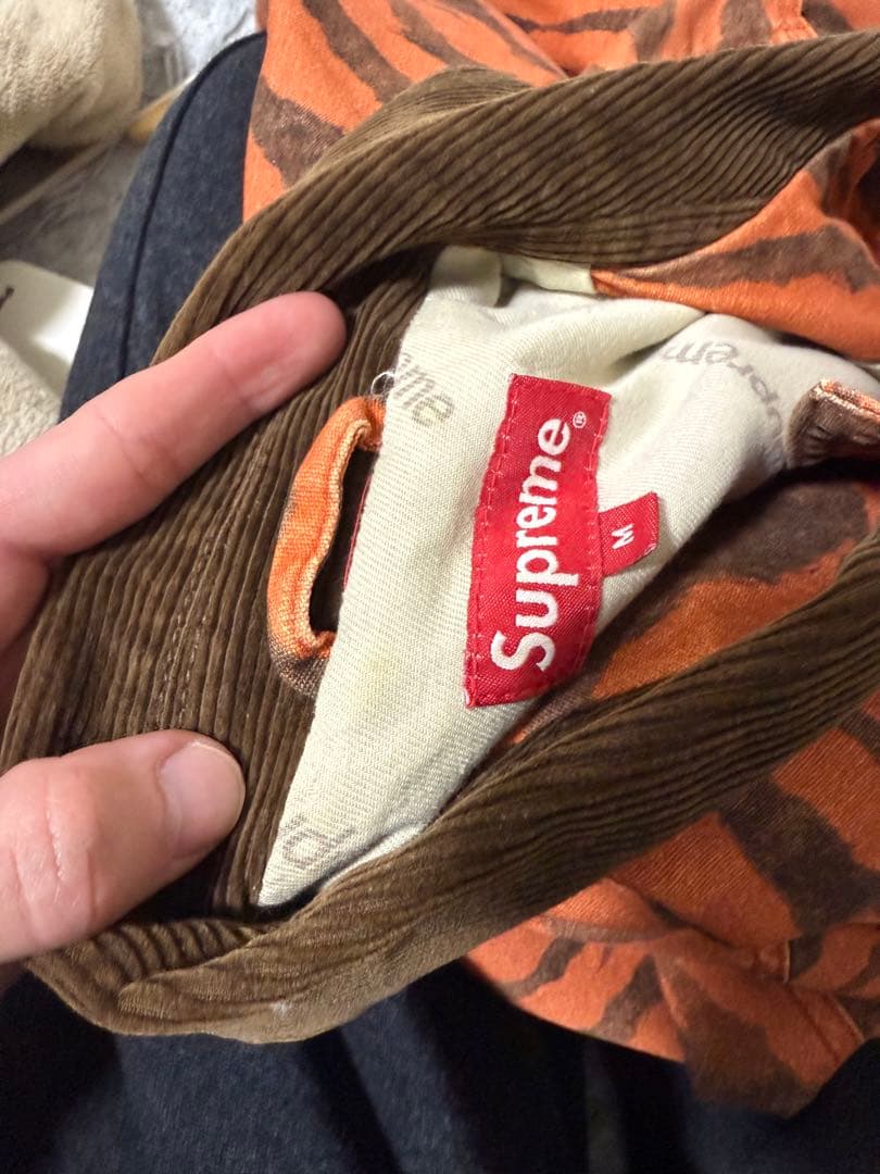 【値下げあり】Supreme Barn Coat \"Tiger Stripe\"