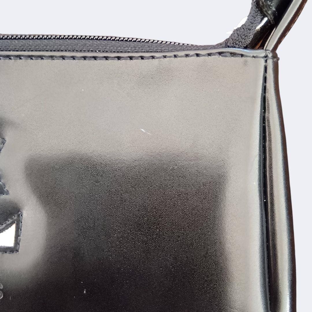 Courreges／クレージュ　ハンドバッグ　ブラック