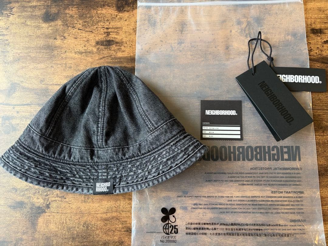 【新品未使用】　NEIGHBORHOOD バケットハット 黒　M
