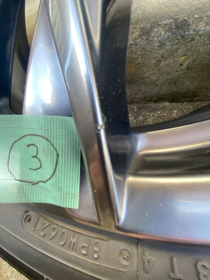 s*r様 マツダcx5 純正19インチホイールセット　ナット付き