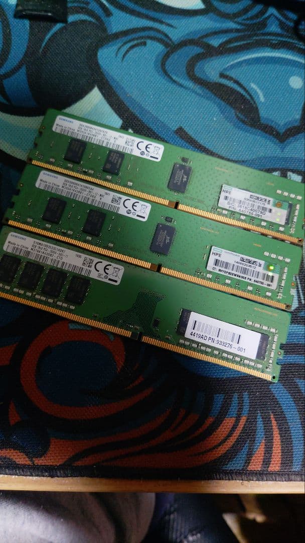 Samsung DDR4 8GB メモリ 3枚セット