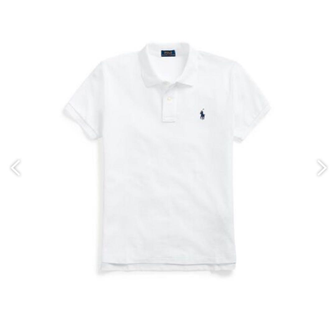 【新品未使用】POLO RALPH LAUREN ポロシャツ Mサイズ ホワイト