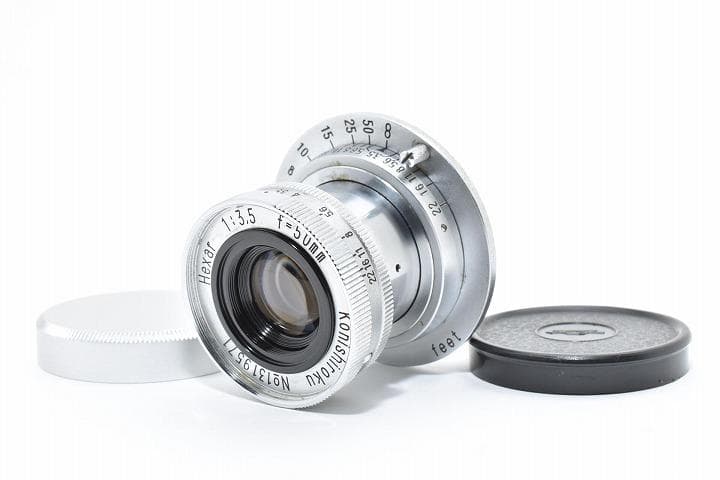 15545 極上 HEXAR 50mm F3.5 Leica L 小西六　ライカ
