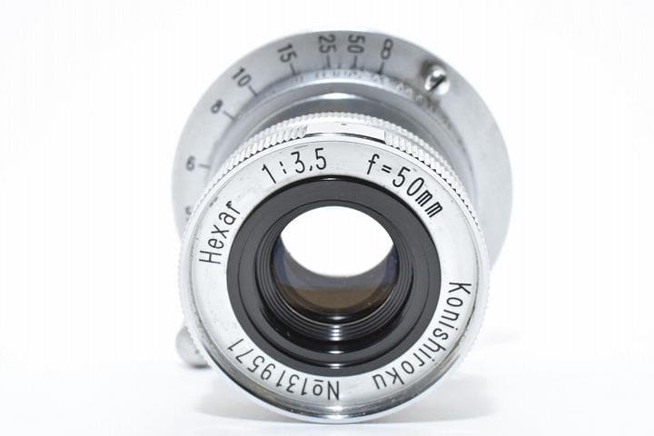 15545 極上 HEXAR 50mm F3.5 Leica L 小西六　ライカ