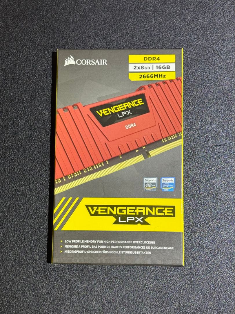 CORSAIR VENGEANCE LPX DDR4 16GB (8GB×2)