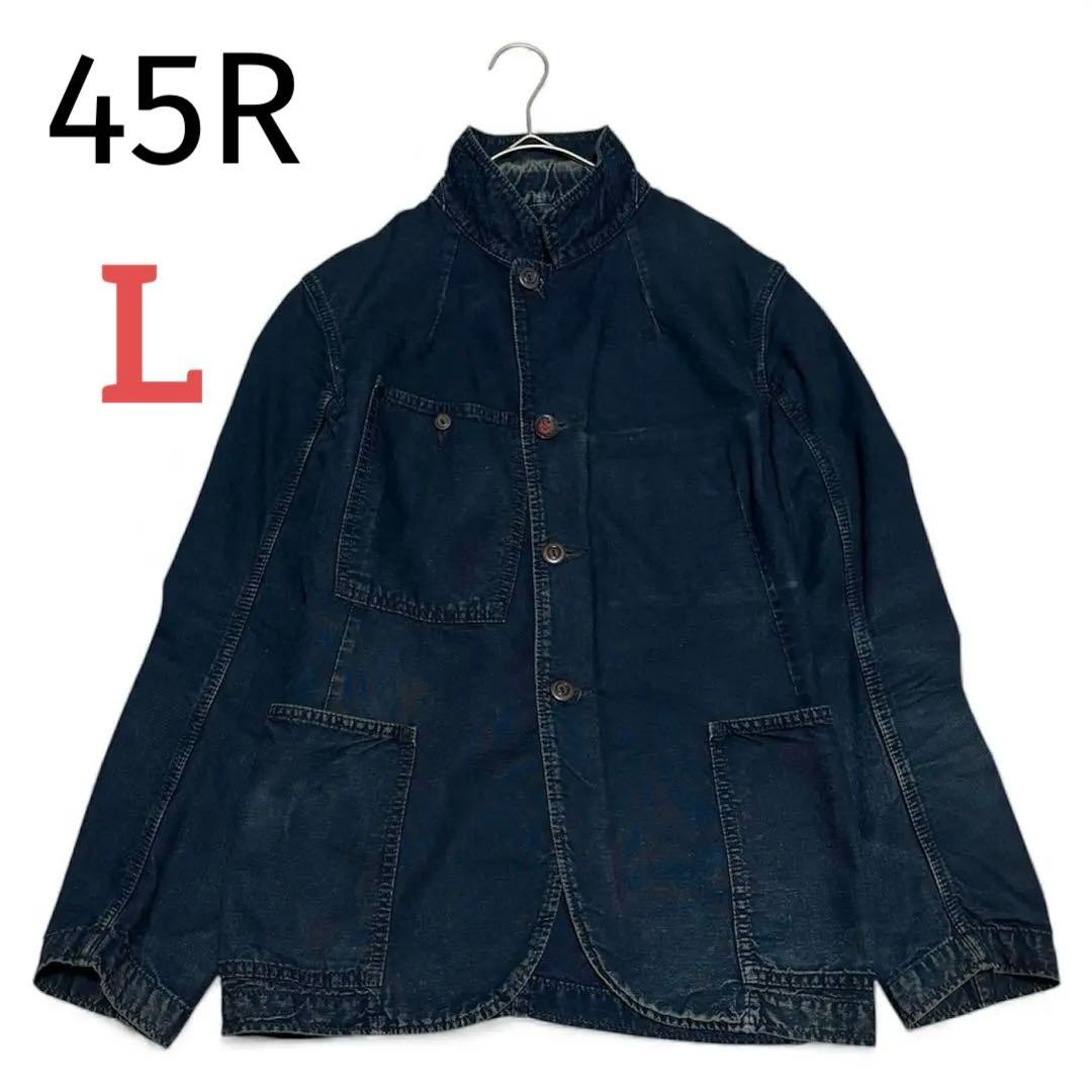 45R フォーティファイブアール インディゴ カバーオール デニムジャケット L