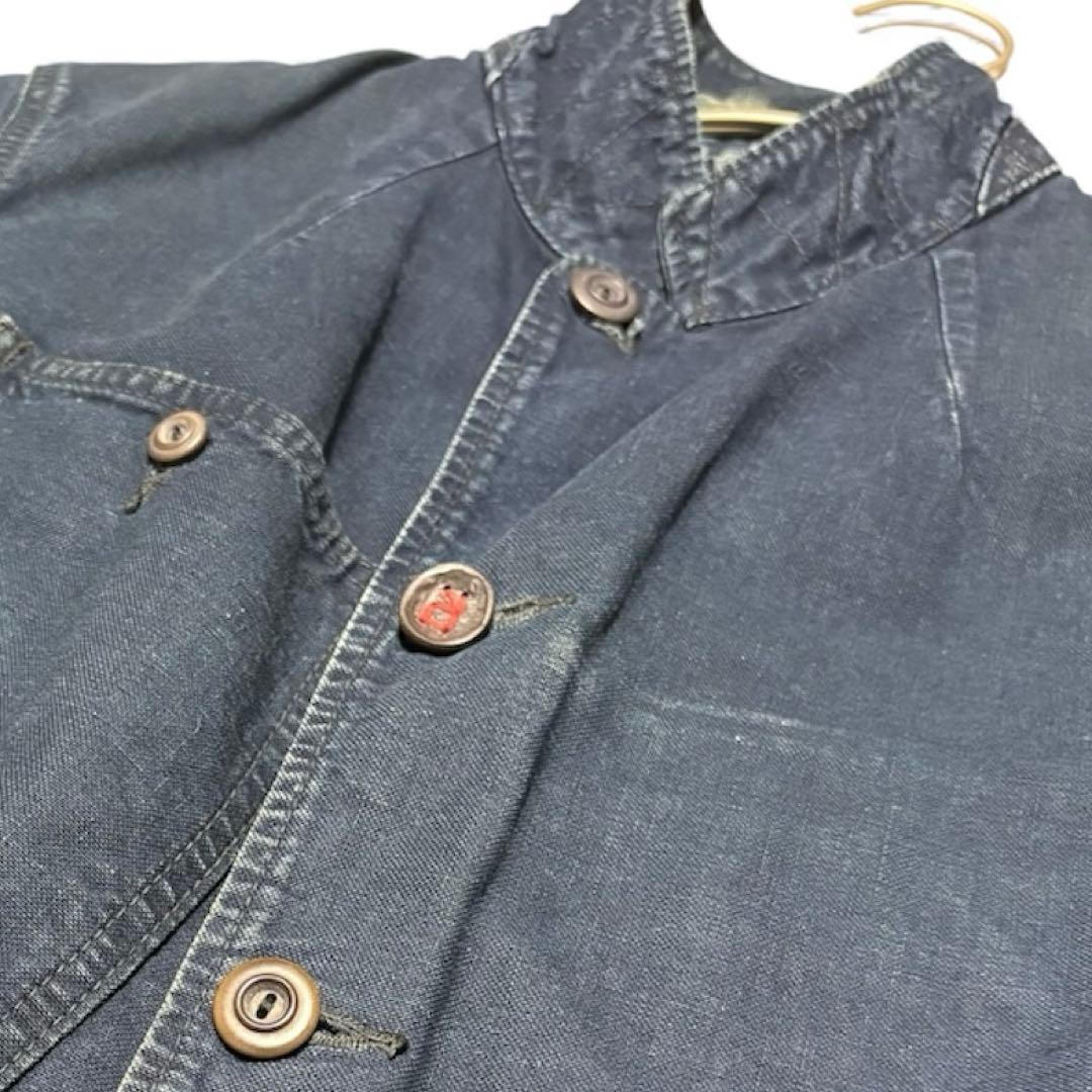 45R フォーティファイブアール インディゴ カバーオール デニムジャケット L