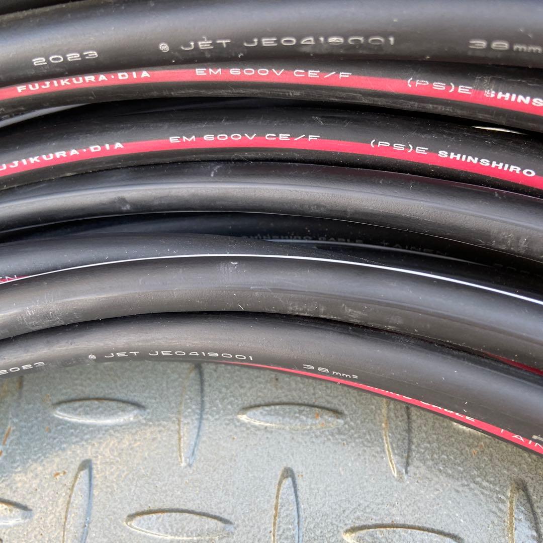 CVTケーブル3x38フジクラ.ダヤケーブル