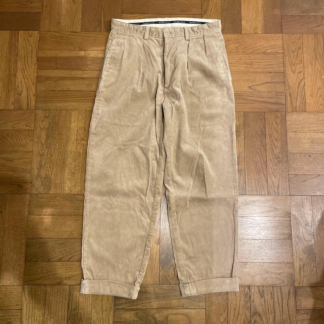 木屑　POLO ralph lauren ANDREW PANTSコーデュ