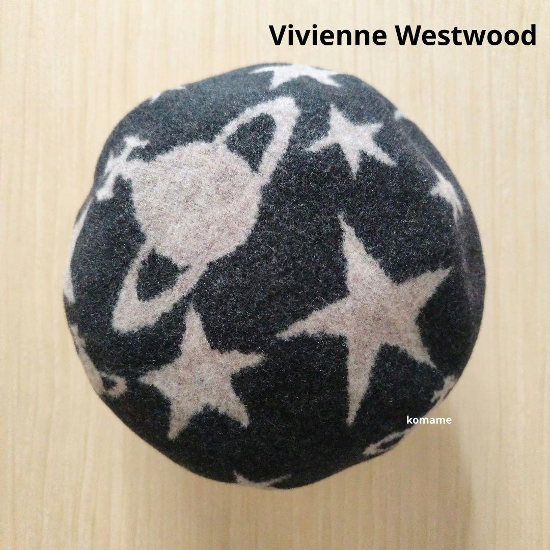 Vivienne Westwood　ヴィヴィアンウエストウッド　ベレー帽　星柄