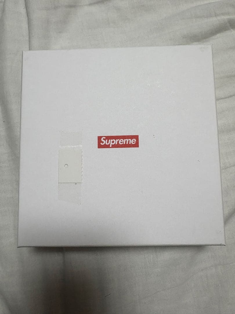 Supreme ブラックレザー ウォレットチェーン　25fw