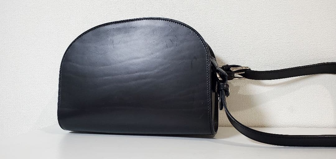 万双 ブライドル ショルダーバッグ ブラック