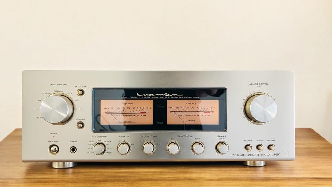 美品 ラックスマン L-509f プリメインアンプ メンテナンス済み