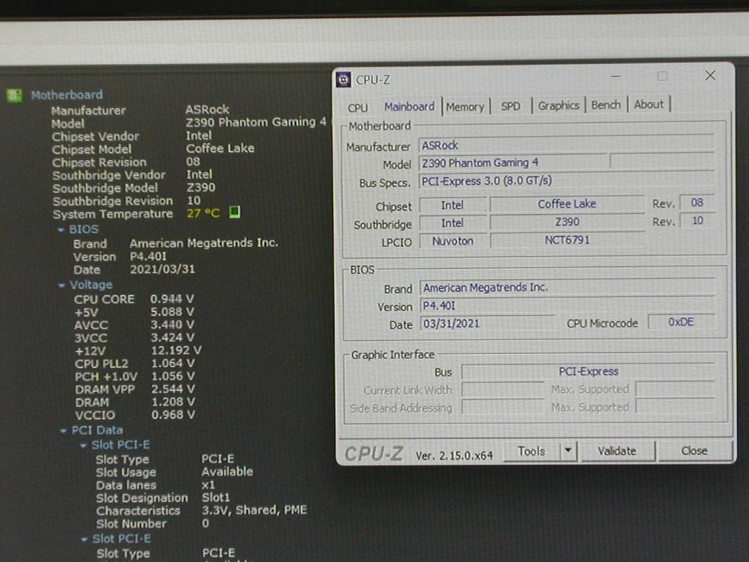 難あり ASRock Z390 PHANTOM GAMING 4　LGA1151