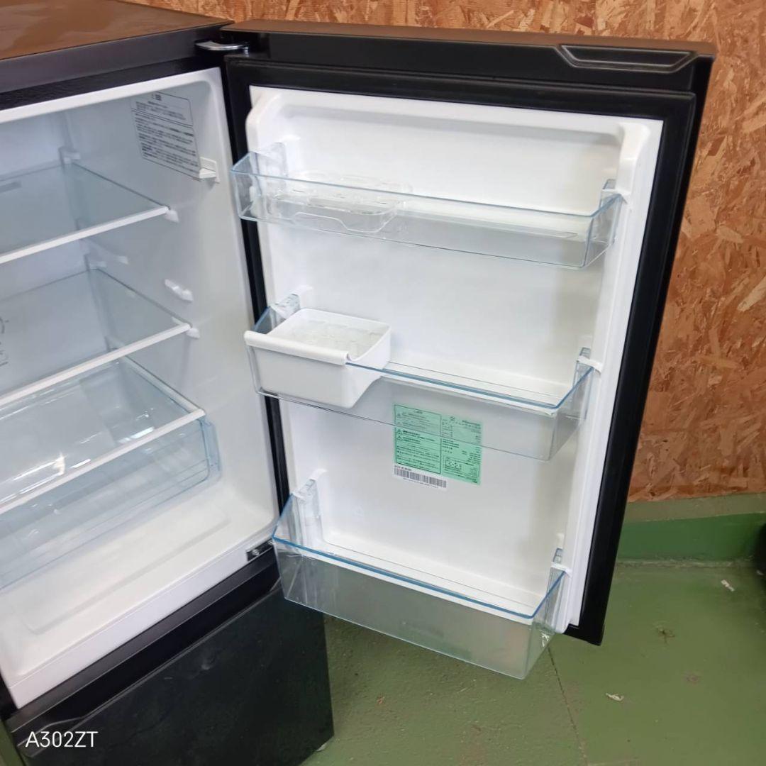 41C9 送料設置無料　ハイセンス　ガラスデザイン冷蔵庫　22年製　162L