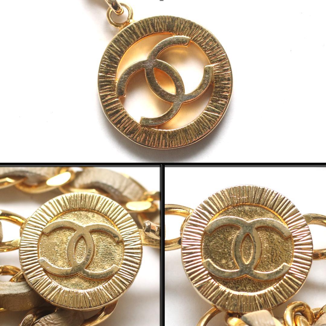 【ヴィンテージ】◇シャネル◇ ココマーク / ラムスキン / チェーンベルト