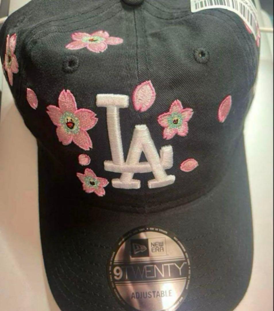 村上隆 x ドジャース new era ストラップバック キャップ ブラック