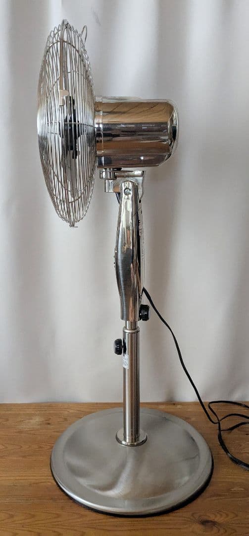 [廃盤レア・希少・おしゃれ・レトロ] ドウシシャ メタル扇風機 KIR-350