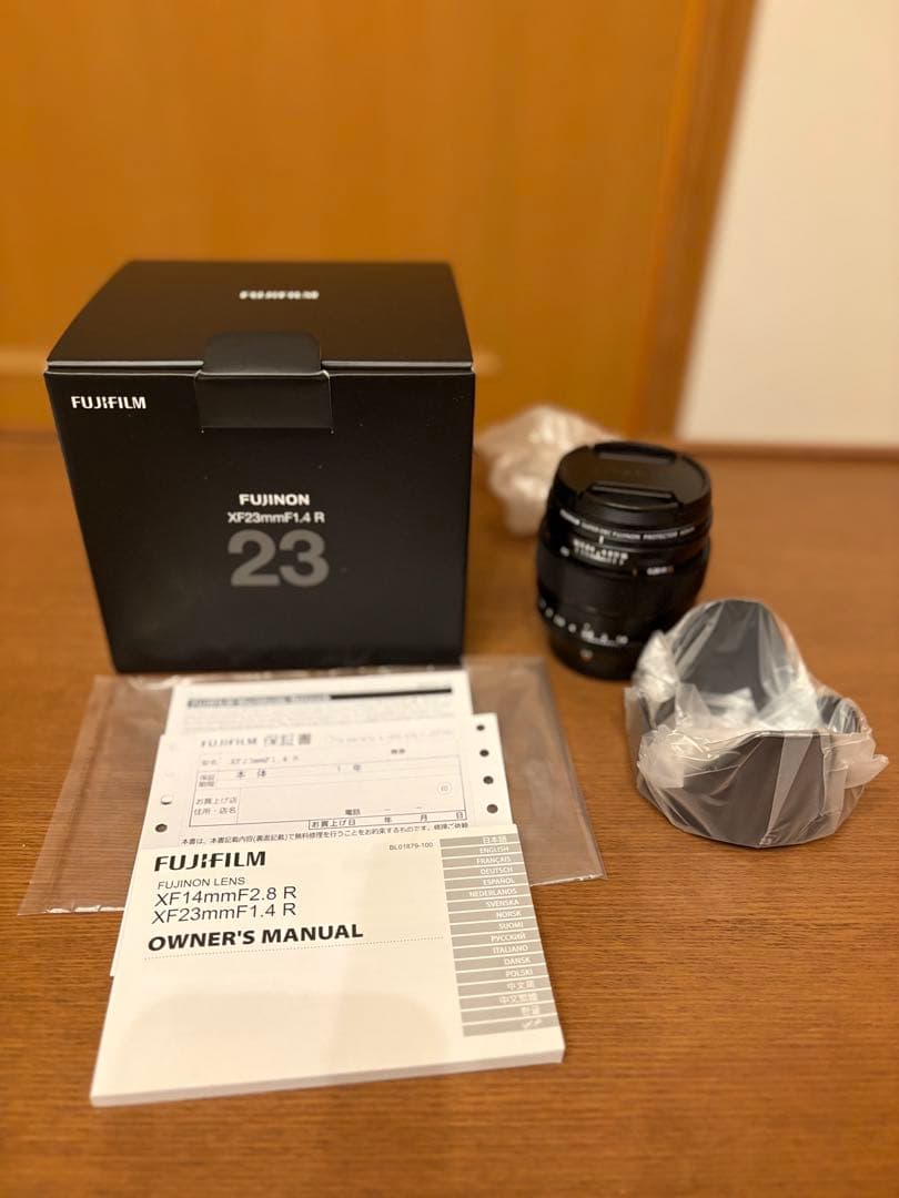 FUJIFILM XF23mmF1.4 R レンズ　箱付き
