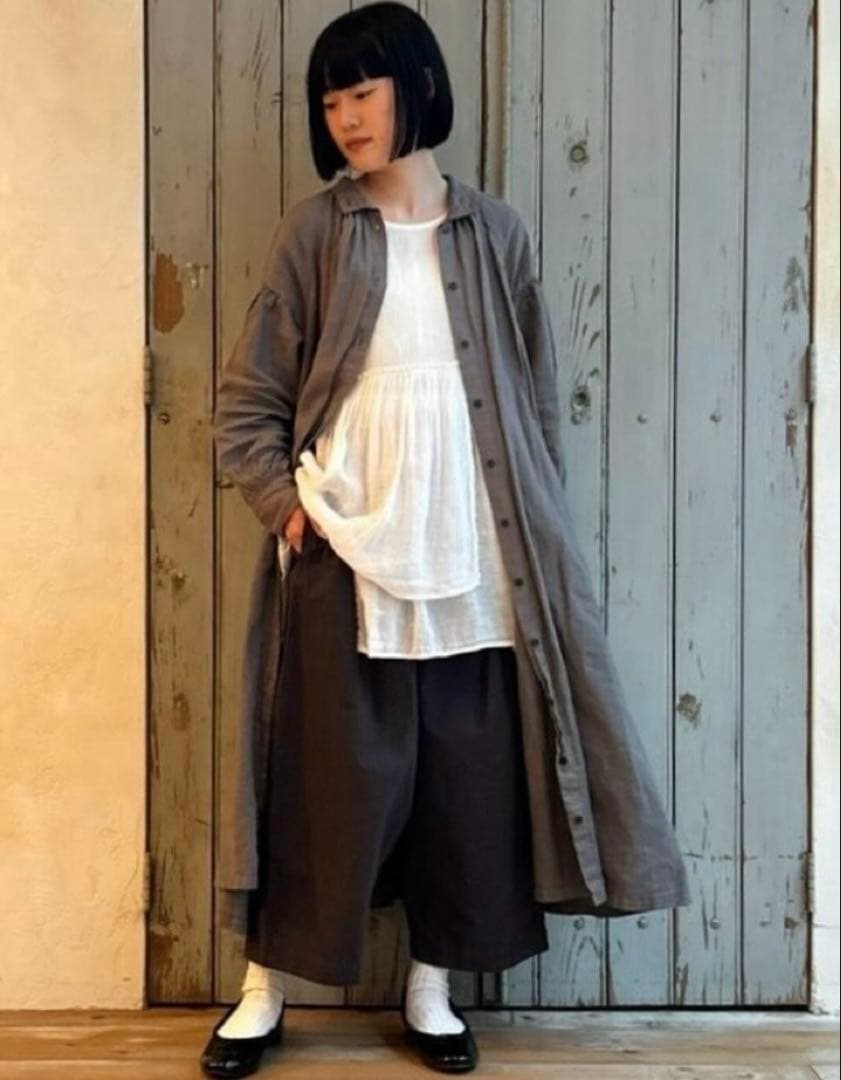 2025ssネストローブ新品未使用コットンヘンプサルエルパンツ