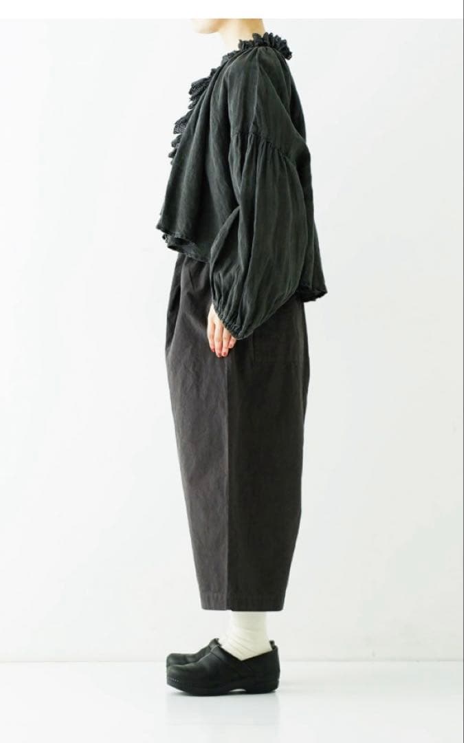 2025ssネストローブ新品未使用コットンヘンプサルエルパンツ