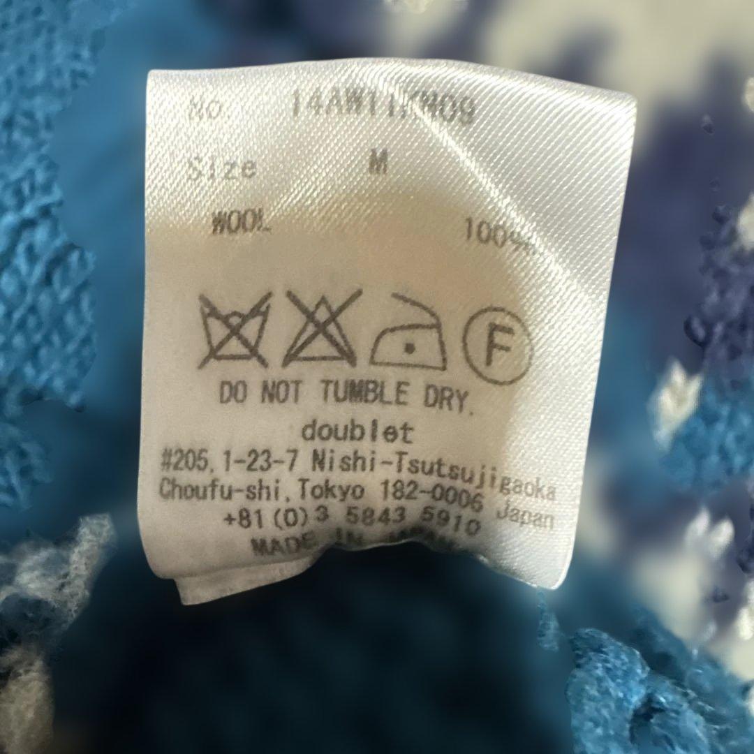 doublet ダークブルー ニットセーター　初期　旧タグ　M