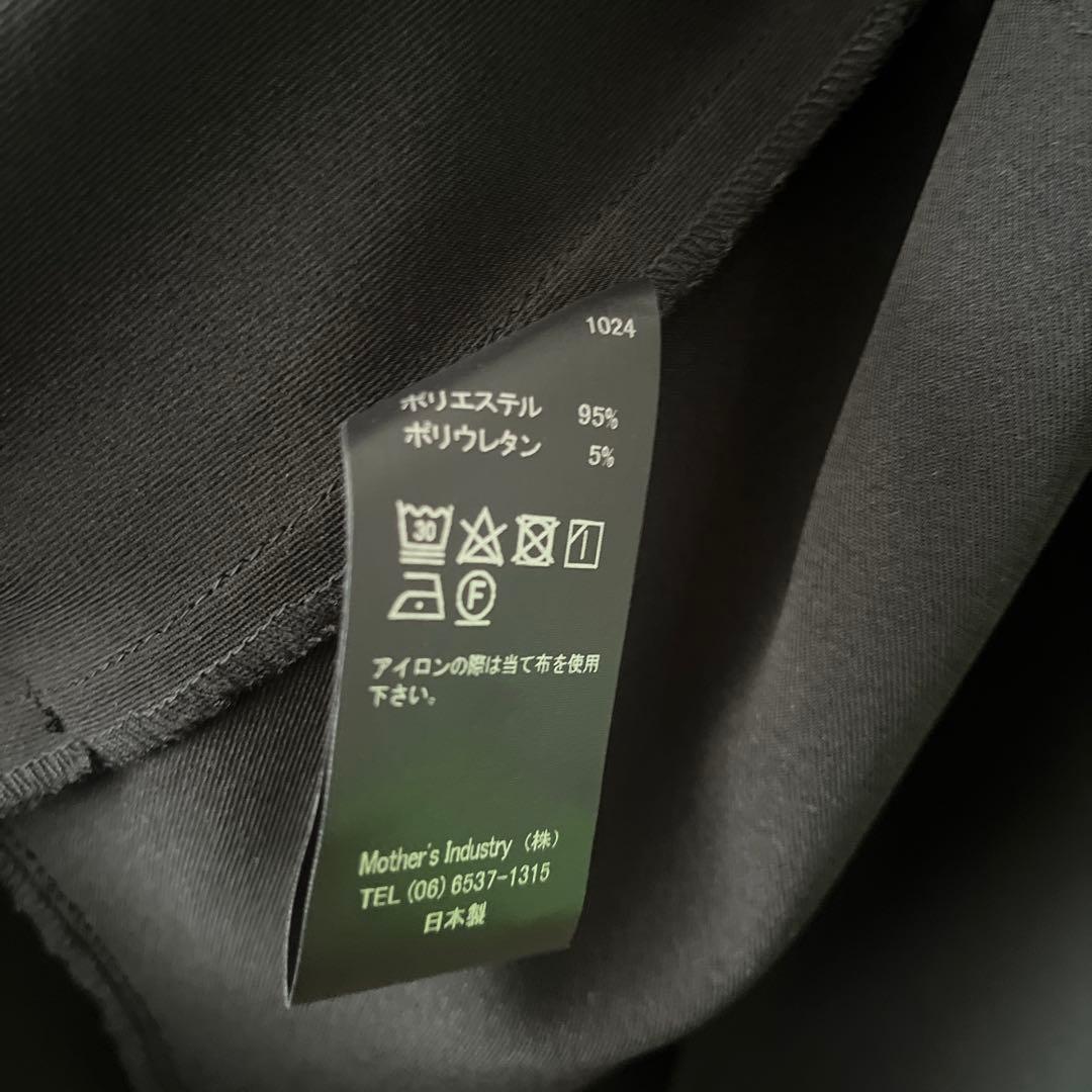 【新品】ミズイロインド　テーラード シャツ ジャケット 黒　ブラック　フリー