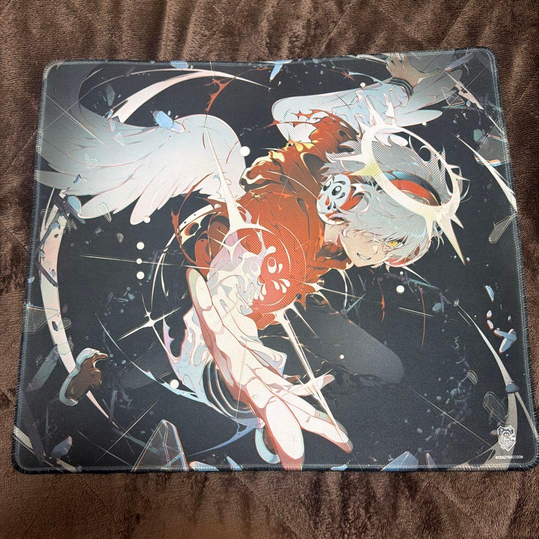 CrazyRaccoon だるまいずごっど マウスパッド